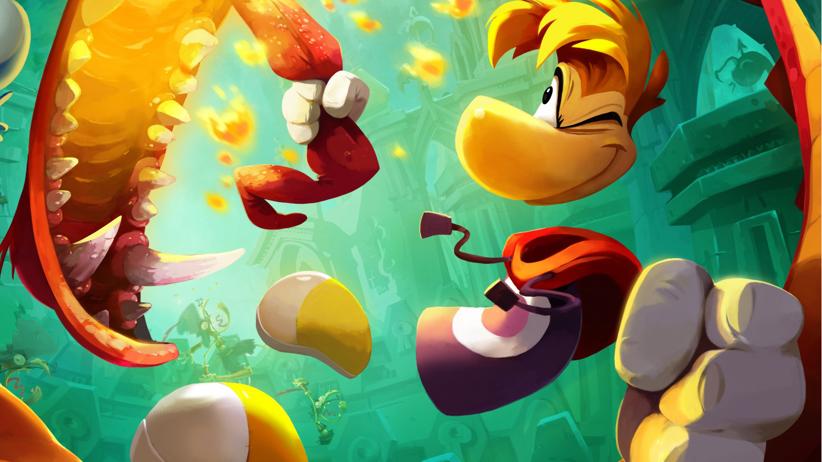 Rayman jungle. Rayman дерево. Rayman Jungle Run. Rayman игра в АПЛ сторе. Рейман Робинсон без лица.